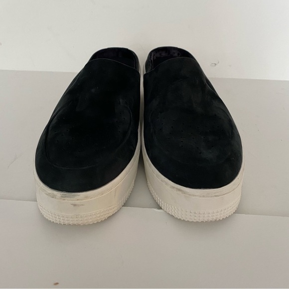 Nike Air Force 1 Lover XX Premium Black Suede Slip-On Mule Sneaker size 11 - Picture 7 of 9